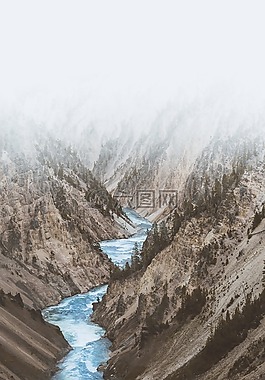 河,水,山