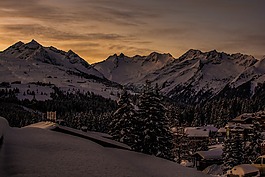 山,全景,旅行