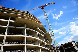 建設,起重機,架構