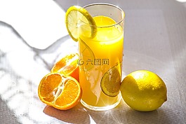 果汁,多汁的柑橘,檸檬