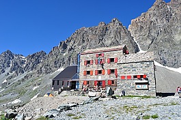 避難所,山,徒步旅行