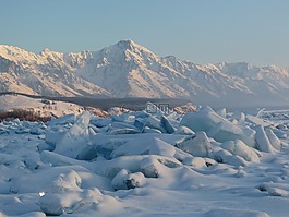 贝加尔湖,湖,冰
