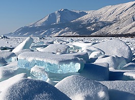 贝加尔湖,湖,冰