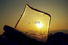贝加尔湖,湖,冰