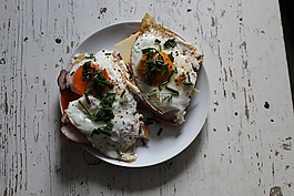 油煎,吃,食品