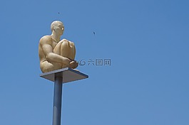 雕像,很好,天空