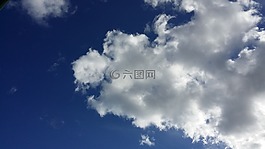 天空,云計算,藍色