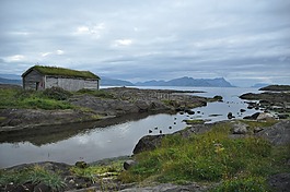 海岸,挪威,大气