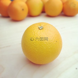 橙色,水果,食品