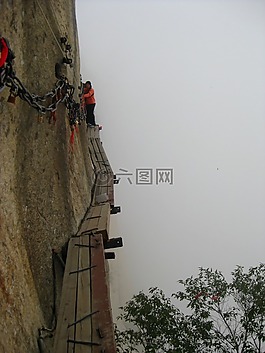 山峰,華山,峭壁