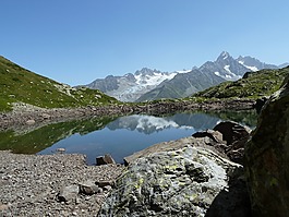 湖,山,景觀
