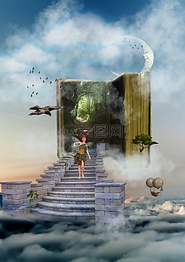 本書,幻想,童話故事