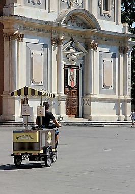 三輪車,冰,冰激淋小販