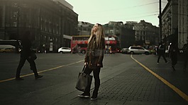 妇女,夹克,秋季