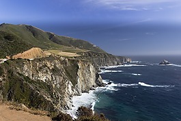 海洋,海岸,加利福尼亞州