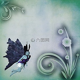 仙女,卡,幻想