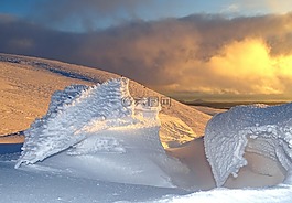雪圖,冬季,雪