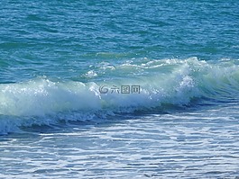 海,波,藍(lán)色