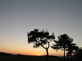 日落,奧拉瓦,遠(yuǎn)景