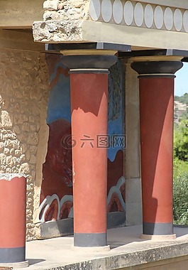 希臘,廟,克里特島
