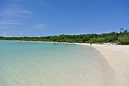 海,藍色的天空,夏季