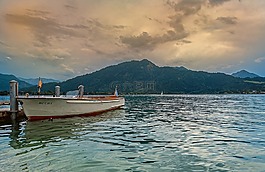 水,湖,船舶