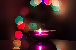 圣誕節(jié),蠟燭,光