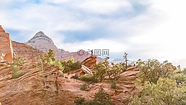 高原,山,景觀