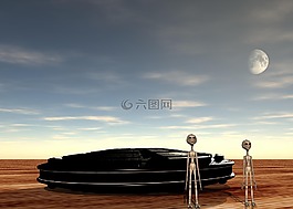 不明飛行物,空間,科幻小說