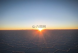 鹽湖,阿塔卡馬沙漠,六邊形