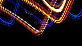 光畫,藍色,紅色