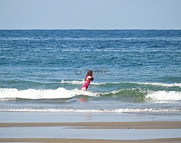 海灘,沖浪,海洋
