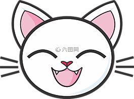 白色猫咪,基蒂,可爱