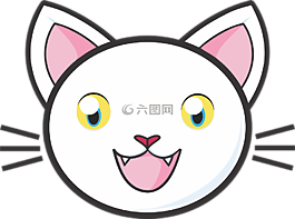 白色猫咪,基蒂,可爱
