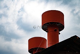 塔,红色,建设