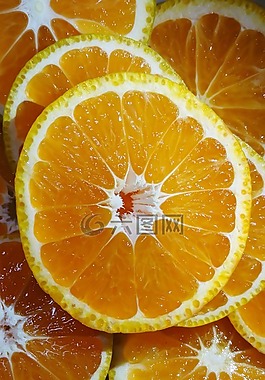 橙色,黃色,切片