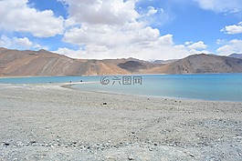 湖,山,拉達克