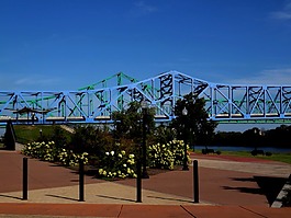 橋,河,景觀
