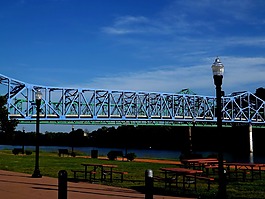 橋,河,水