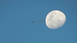月亮,一天,天空