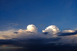 云,雷暴,天空