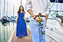 已婚的夫婦,浪漫的情侶,訂婚
