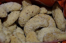 vanillekipferl,饼干,圣诞饼干