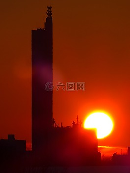 太陽,火球,日落