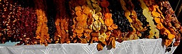 水果,干,串