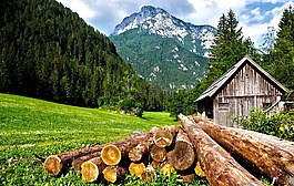 磨機(jī),山,阿爾卑斯山