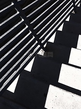 樓梯,步驟,向下