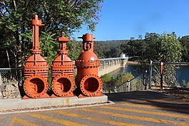 壩,水,河