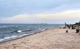 湖,沙,海灘