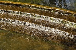 水梯,湖,池塘